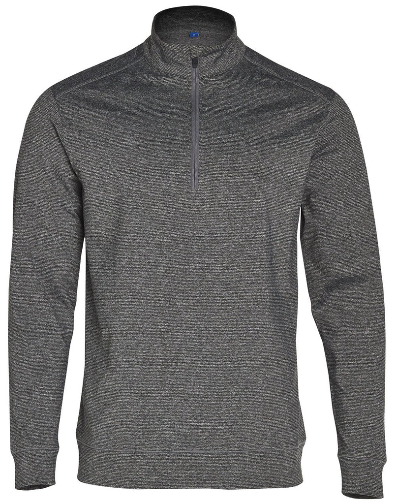 Winning Spirit Mens Half Zip Long Sleeve Sweat Top (FL25)