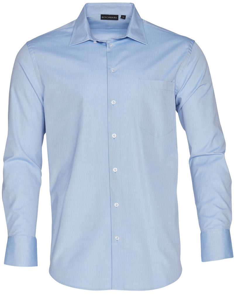 Winning Spirit Men's CVC Oxford Long Sleeve Shirt (M7040L)