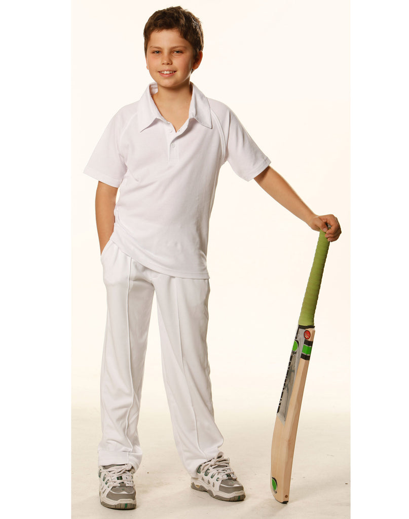 Winning Spirit Kids Short Sleeve Cricket Polo (PS29K)