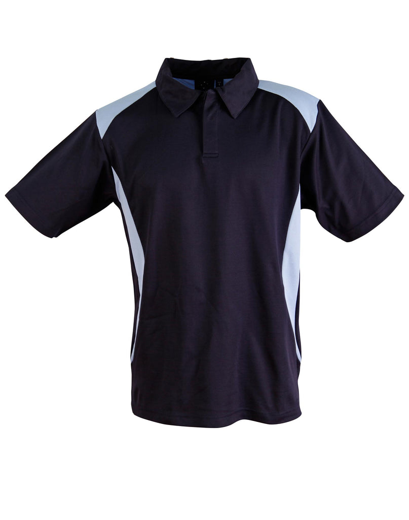 Winning Spirit Men's TrueDry® Contrast Short Sleeve Polo 1st (10 colour) (PS31)