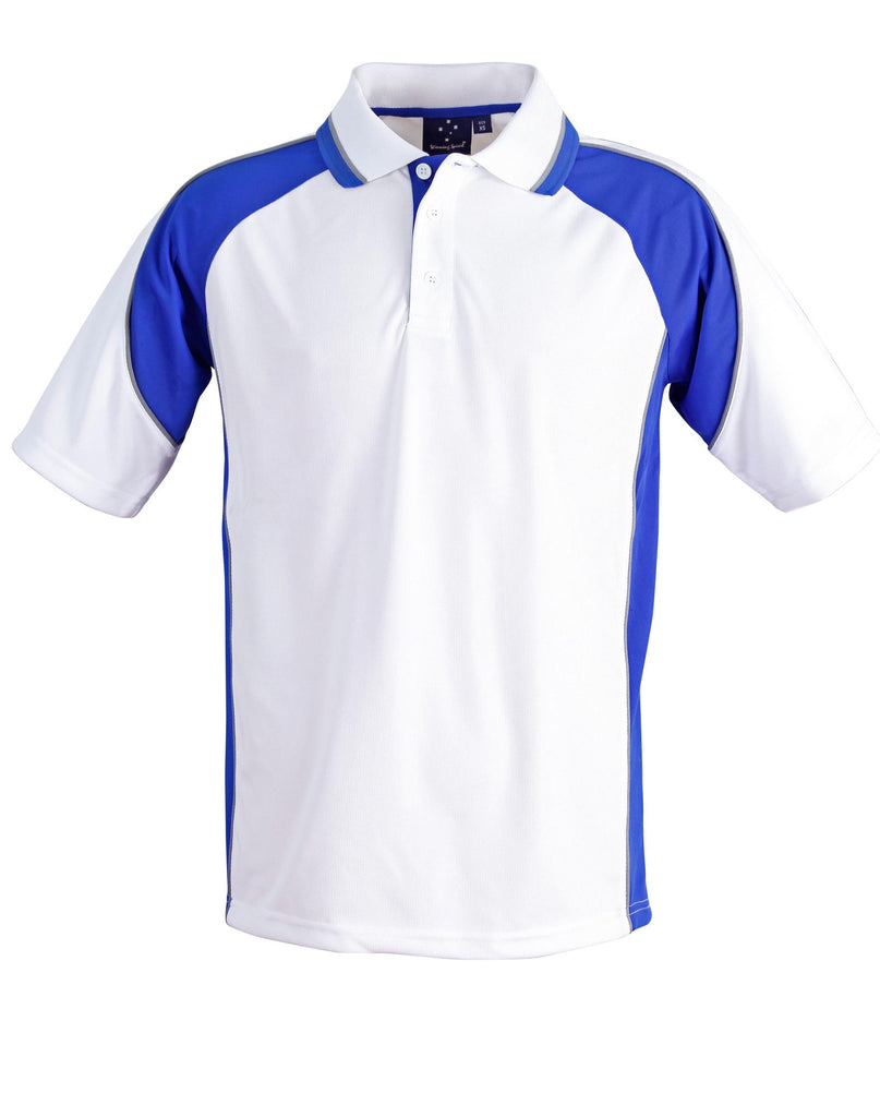 Winning Spirit Mascot Kids Cooldry Short Sleeve Contrast Polo (PS49K)