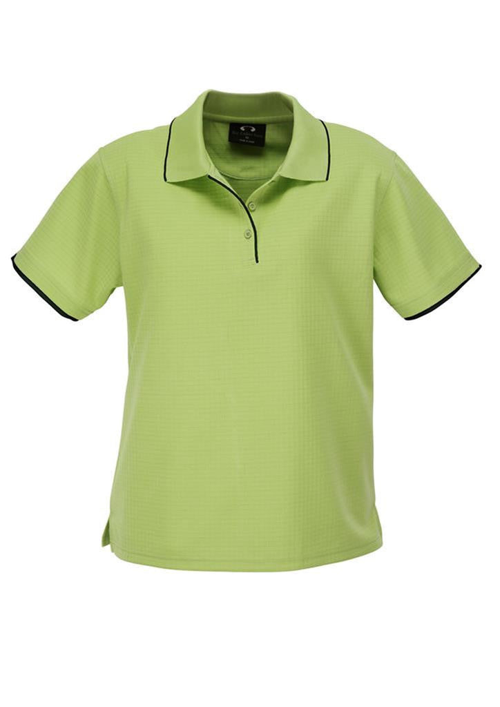 Biz Collection-Biz Collection Ladies Elite Polo-Pistachio / Navy / 8-Uniform Wholesalers - 5