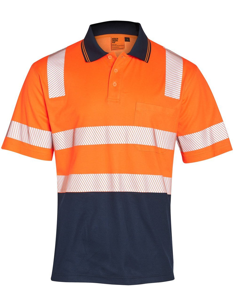 Winning Spirit Truedry® Biomotion Segmented Ss Safety Polo (Unisex)- (SW73)