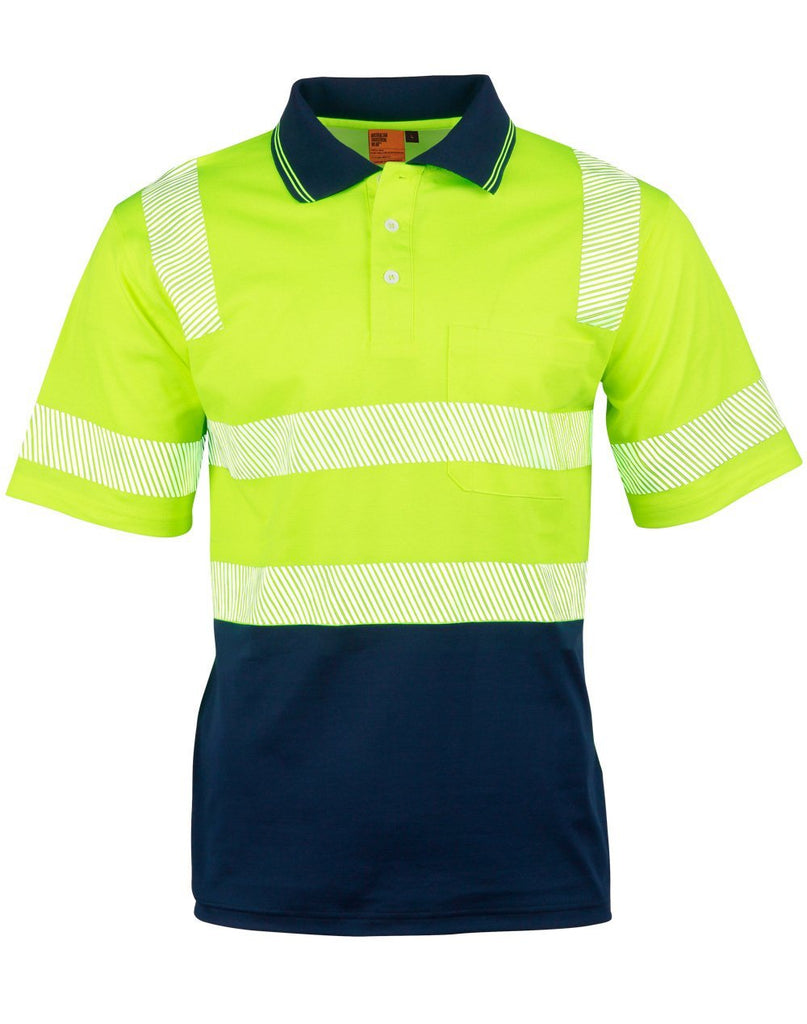 Winning Spirit Truedry® Biomotion Segmented Ss Safety Polo (Unisex)- (SW73)