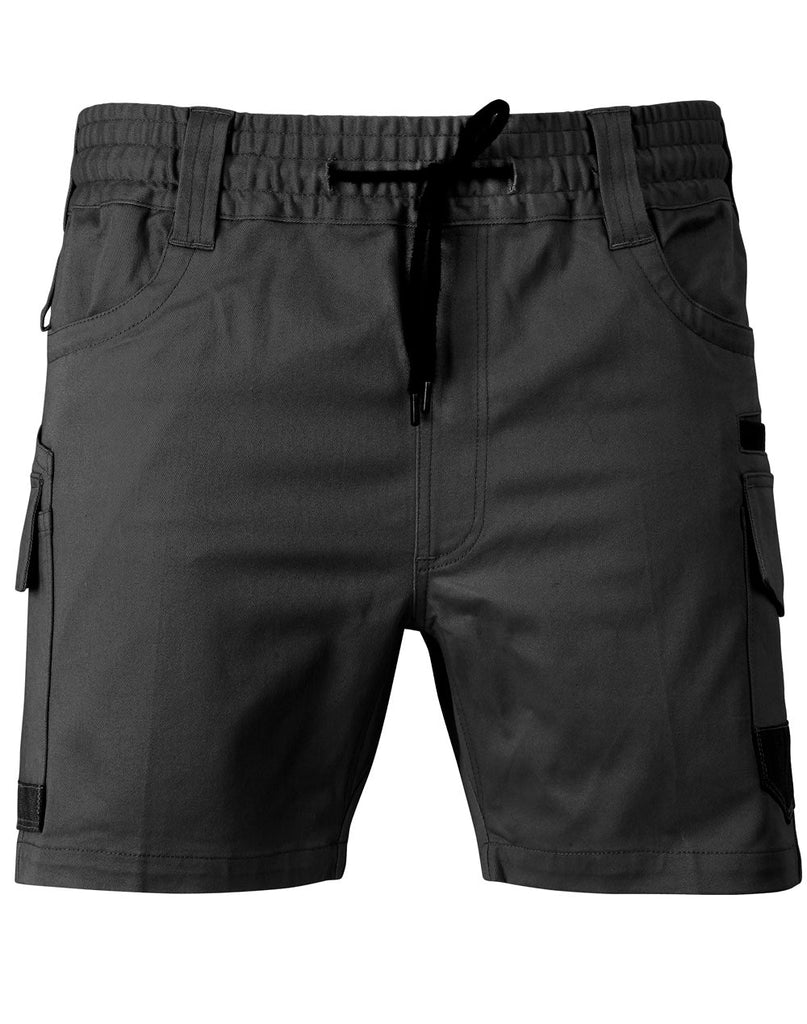 Winning Spirit Unisex Cotton Stretch Drill Cuffed Work Shorts (WP29)