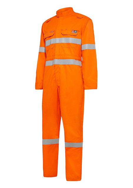 Hard Yakka Shieldtec Fr Lightweight Hi-Visibility Coverall With Fr Tape (Y00080)