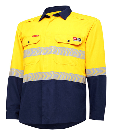 Craftright XL Hi Vis Yellow Long Sleeve Shirt - Bunnings Australia