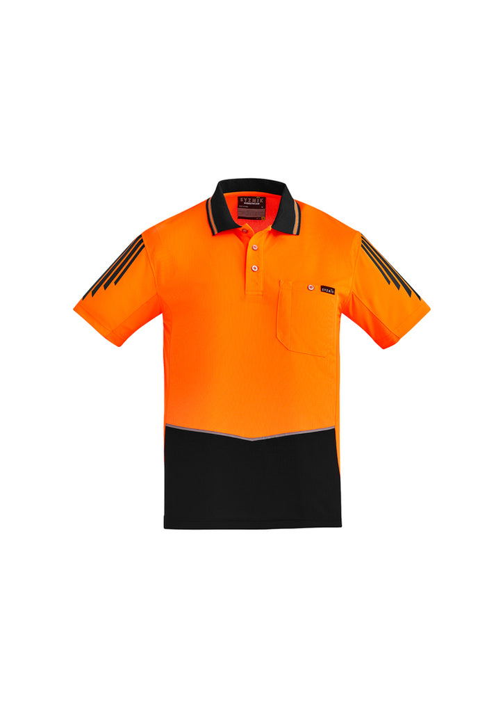 Syzmik Mens Hi Vis Flux S/S Polo (ZH315)