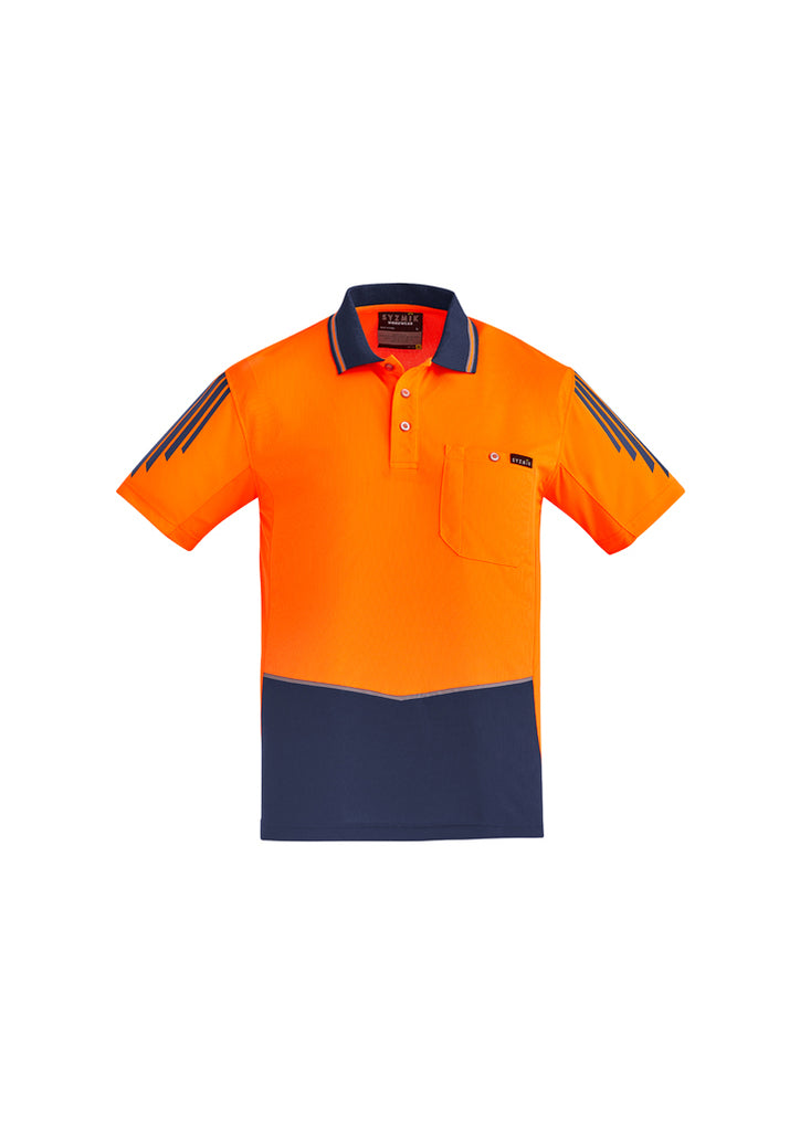 Syzmik Mens Hi Vis Flux S/S Polo (ZH315)