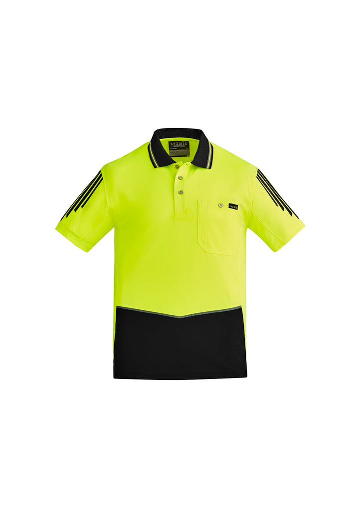 Syzmik Mens Hi Vis Flux S/S Polo (ZH315)