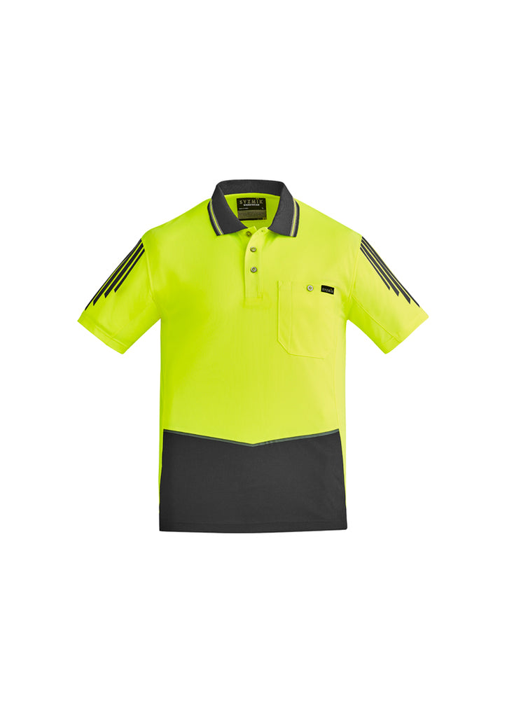 Syzmik Mens Hi Vis Flux S/S Polo (ZH315)