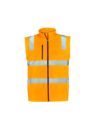 Syzmik Unisex Hi Vis Vic Rail 2 In 1 Softshell Jacket (ZJ780)