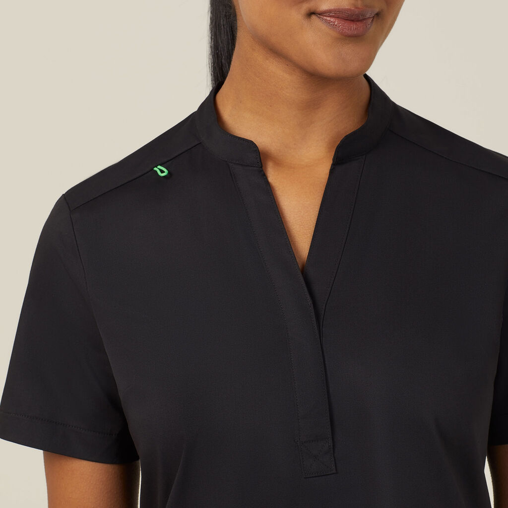 NNT Blackburn Mandarin Collar Scrub Top (CATUMM)