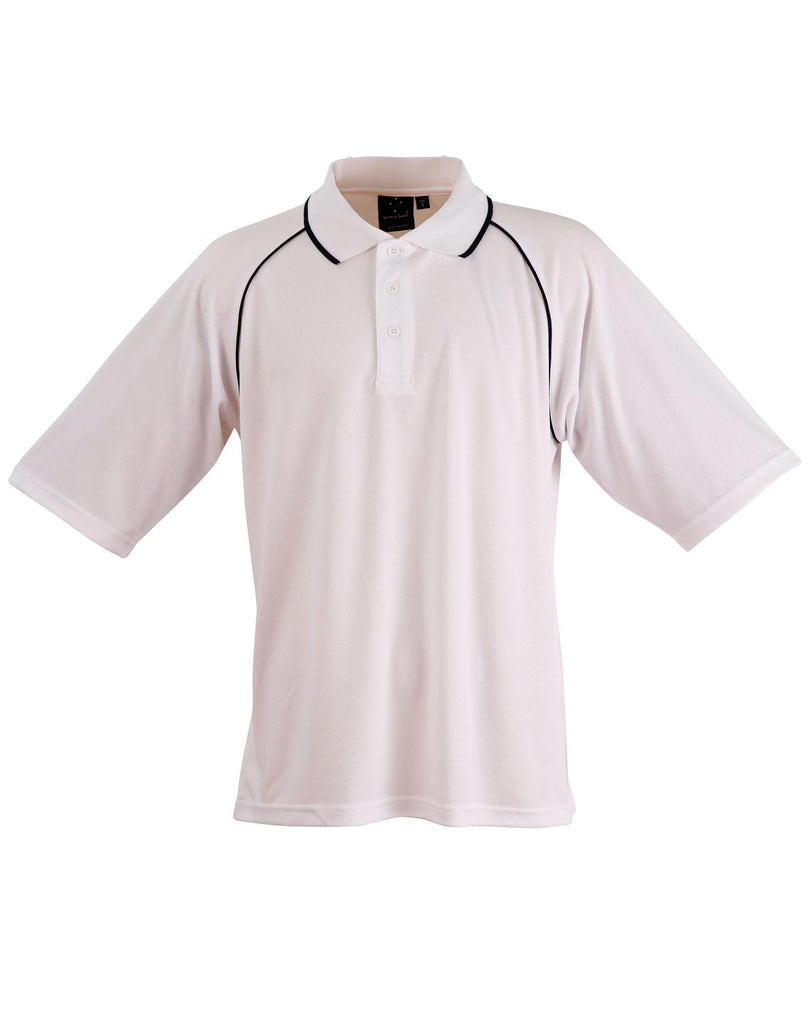 Winning Spirit Men's CoolDry® Raglan Short Sleeve Contrast Polo 2nd(5 Colour) (PS20)